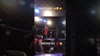 this KO is crazy🥊💥🤯💥 #shorts #crazy#crazyfight#knockout#KO#fight#boxing#MMA#fight#ufc