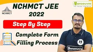 NCHMCT JEE 2022 I Step By Step  Complete Form Filling Process
