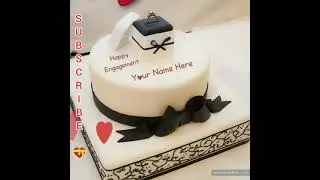 Happy Engagement CAKE Beautiful Couple Gorgeous &Ccedil;&Agrave;K&Ecirc; 💝