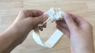 turn a skinny strap right side out