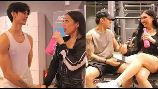 Approaching hot guys in the gym! (REAL LIFE OMEGLE!!)