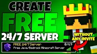 How to Make a FREE 24/7 Java + PE/Bedrock Server | FREE Minecraft Server❤️
