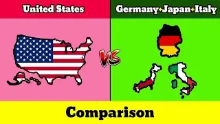 Давайте сравним США с Германией, Японией и Италией | Сравнение стран | Data Duck