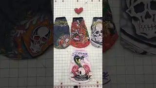 Ed hardy outfits for my kid #diy #edhardy #y2kstyle #sewing #thriftflip #cats #shorts #diyshorts