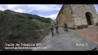 VALLE DE TOBALINA BTT RUTA 17 V3  QUINTANA TOBERA RANERA VILLANUEVA SENDA LOS SENTIDOS CILLAPERLATA