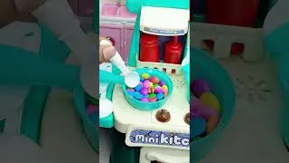 Satisfying with Unboxing & Review Miniature Frying & Mixing Candy Gems | ASMR VIDEO