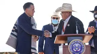 Sen. Romney Attends Signing of Navajo Utah Water Rights Settlement Agreement