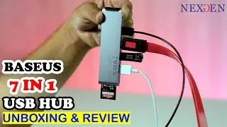 baseus 7 in 1 usb type-c hub | type C hub Unboxing