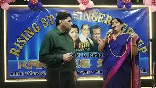 Tere bIna jindgi se koi shikwa to nahi.... bollywood karaoke song stage performance 