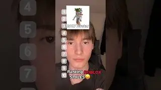 Roblox Influencer Ranks Roblox Styles!🤩✨ #roblox