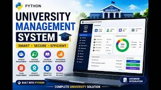 #Python #Project | University Management System with Database