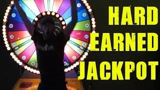 MAN vs SPIN 'N' WIN - Hard Earned Jackpot! |ARCADE WIN|