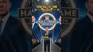 John Cena NOT Inducted into WWE Hall of Fame 2026?! Huge WrestleMania 42 Update #wwe #shorts