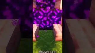 BlossomLink: Minecraft's Whimsical CherryPortal Adventure #shorts #short #youtubeshorts
