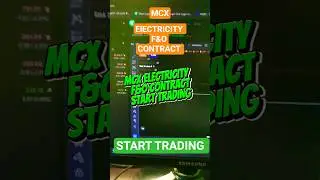 MCX electricity F&O Contract Trading #mcxtrading #nifty #mcx  #stockmarket