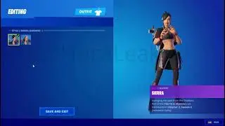 Fortnite Sierra Skin and full set showcase (New crew) +Dance Rewiev