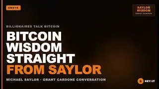 Майкл Сэйлор из $MSTR делится мудростью о биткоине. Грант Кардон
