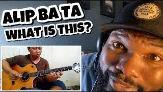 Alip Ba Ta - Tutorial Membunyikan Gitar Dengan Digesek | REACTION