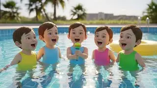 Me Too! Song Swimming Pool Version | Fun Pool Song for Kids | Nursery Rhymes & Songs for Children
