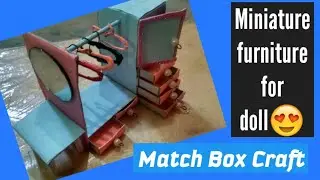 Miniature furniture/Doll house miniature furniture/matchbox craft miniature/Furniture for doll house