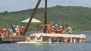 Duck boat raised from Missouri lake days after deadly accident