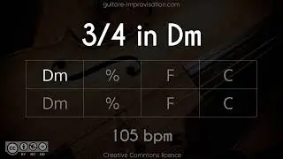 3/4 Soft Rock Groove (Dm) - Backing Track
