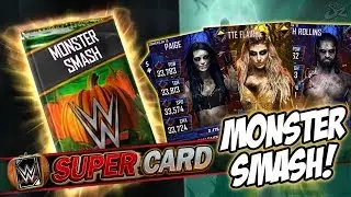 Monster SMASH! Halloween Pack Opening!! | WWE SuperCard