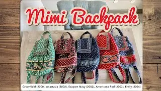 Vintage Vera Bradley: Mimi Backpacks (2000 - 2004)
