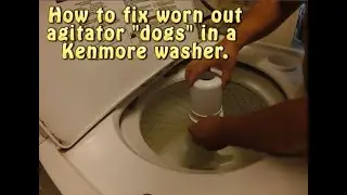How to replace agitator dogs in a Kenmore clothes washer