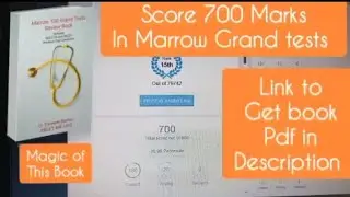 Score 700 marks in Marrow Grand tests for NEET PG and INICET 