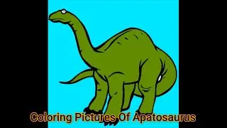 Coloring Pictures Of Apatosaurus