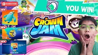 We played CROWN JAM on Fortnite for the first time, and it was FUN! (Fall Guys x Fortnite Collab)