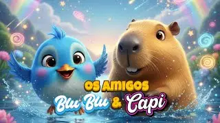 Os amigos Blu Blu e Capi | Vem brincar com capivarinha Capi!