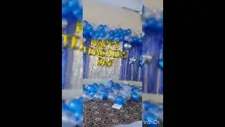 Teachers day decoration