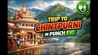 TATA PUNCH EV: The 1-Charge Challenge! (Ludhiana &rarr; Chintpurni)🔋📉