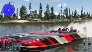 Vauhdikas Pitkä Risteily Tornionjoella Kemi- Kolari, Bower Boat C3800, MSFS24, Sailor Peku.