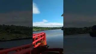 5pm at Port of Tyne UK and spooling flexible  pipe from the Port going to the Gaint Main Reel