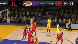NBA LIVE MOBILE 19 GAMEPLAY LAKERS VS HOUSTON