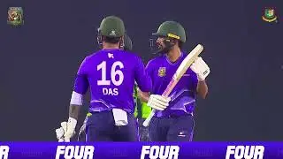 Litton Das in full flow. 🔥#ODOMMO #Bangladesh #BCB #Cricket