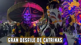 GRAN DESFILE DE CATRINAS EN CARDEL VERACRUZ