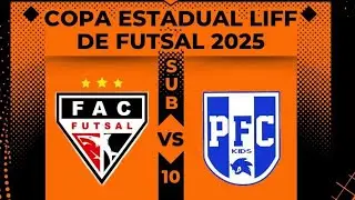 Ferrovi&aacute;rio Futsal x PFC / Copa Estadual Liff / Sub - 10