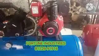 Tc500 / 300 ltr tank air compressor with engine tank High pressure model