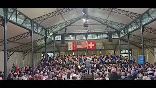 The Utah Ambassadors of Music 2025 Europe Tour, band performance in Switzerland
