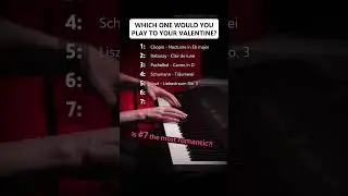 7 of the most ROMANTIC classical pieces 🎹 #Shorts