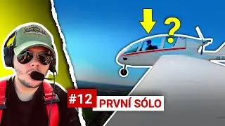 UČÍM SE LÍTAT #12 | PRVNÍ SÓLO LET!! | Bořivoj Čermák [4K]