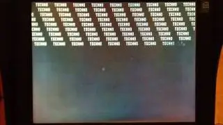 Techno DOS virus on a 1997 laptop