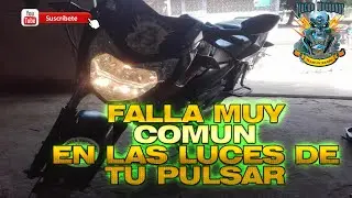 Falla de luces en el interruptor de batería // pulsar 135