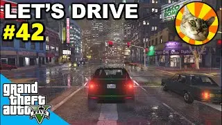 Let's Drive #42 - GTA V - San Andreas Avenue Rainy Early Evening Drive