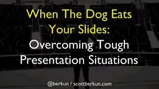 My Dog Ate My Slides: Overcoming Tough Presentations - O'Reilly Webcast
