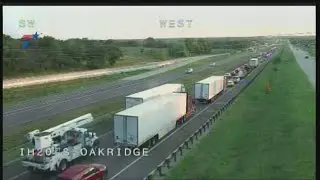Westbound lanes of traffic on I-20 back open in Hudson Oaks